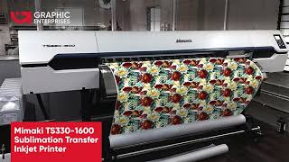 Mimaki TS3301600 Sublimation Transfer Inkjet Printer [upl. by Adrial]