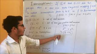 ISOMORPHISM DEFINITION AND EXAMPLE GROUP THEORY [upl. by Chip]