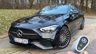 My MERCEDES CCLASS AMG Line 2023  FULL indepth REVIEW exterior interior infotainment [upl. by Gnex]