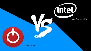 Intel XTU vs Throttlestop  Throttlestop tray fix [upl. by Ennej]