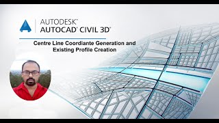 Centre Line Coordinates Generation amp Existing Profile Creation [upl. by Doscher]