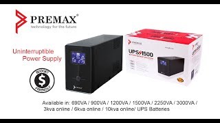 Good Quality and Budget Friendly Premax UPS from 690VA to 10KVA [upl. by Naujad]