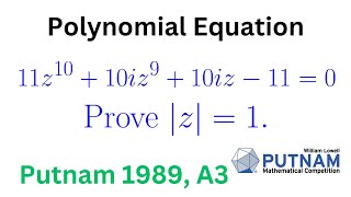 Putnam 1989 A3 A Polynomial Equation [upl. by Friedland]