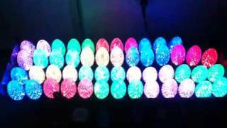 GE color effects LED color changing Christmas lights [upl. by Riatsala514]