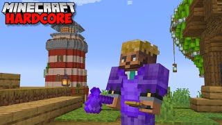 Building A VILLAGE In Minecraft Hardcore LIVE [upl. by Harriot]