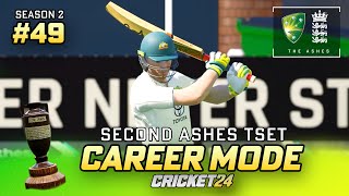 The Second Ashes Test  Cricket 24 Career Mode 49 [upl. by Yecniuq]