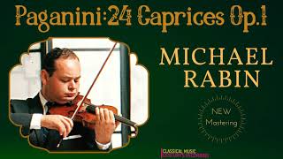 Paganini  24 Caprices Op1 for Solo Violin  NEW MASTERING Centurys recording Michael Rabin [upl. by Belayneh900]