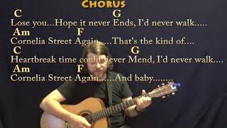 Cornelia Street Taylor Swift Guitar Cover Lesson in C with ChordsLyrics [upl. by Rizas]