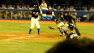 Toronto Blue Jays Corey Patterson base hit in the ninth inning at Rogers Centre [upl. by Margi]