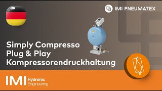 Simply Compresso von IMI Pneumatex  Plug amp Play Kompressorendruckhaltung [upl. by Davie]