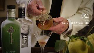 Learn to make the Dukes Bar martini the Vesper [upl. by Aelyak104]