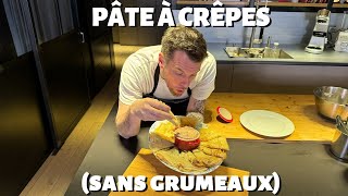 RECETTE DE NORBERT  PÂTE À CRÊPES SANS GRUMEAUX [upl. by Ardehs]