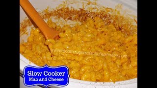 Creamy Slow Cooker Mac and Cheese [upl. by Ahsatel448]