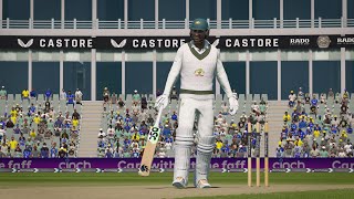 CRICKET 24  HIGHLIGHT OF USMAN KHAWAJA 100 RUNS TEST EDGBASTON  THE ASHES  MATCH 1 [upl. by Atiuqcaj]