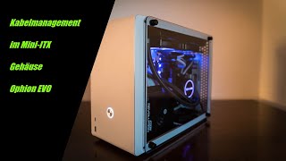 Kabelmanagement im Ophion EVO Mini ITX Gehäuse [upl. by Landes924]