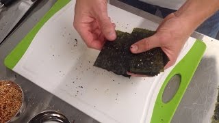 How to Make Roasted Seaweed Snacks  Cooking Light [upl. by Otiragram]