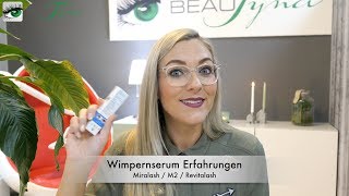 Wimpernserum vergleich 🤩 Miralash 🤩 Revitalash 🤩 M2 Lashes 🤩 meine Erfahrung  Meinung [upl. by Terina]