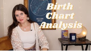 How to Read a Birth Chart Astrology Natal Chart Reading Example 💫 [upl. by De]