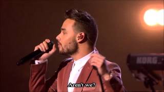 One Direction perform History LYRICS on The Final  The Final Results  The X Factor 2015 [upl. by Latsyrhc156]