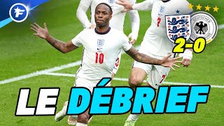 AngleterreAllemagne 20  Sterling et Kane envoient les Three Lions en 14 de lEuro  Le Débrief [upl. by Werdnaed123]