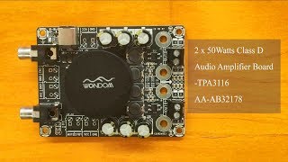 Interface Display amp Connection Instruction of Audio Amplifier [upl. by Yelram]