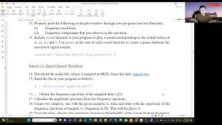 DSP Project 3  Signal Spectra through FFT [upl. by Dyraj]