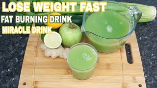 Lose weight FAST with Cucumber Celery Apple Lime Lemon amp Ginger Drink  Lose Belly Fat Fast [upl. by Botti349]