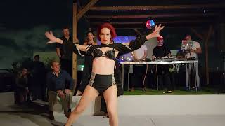 Kristy Nicole Salsa Performance at SKYE Rooftop Bar [upl. by Nowujalo]