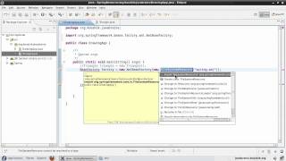 Spring Tutorial 04  Writing Code Using the Bean Factory [upl. by Dana]