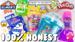 NEW STORE BOUGHT SLIMES UNDER 10 REVIEW Target vs Walmart [upl. by Tracie]