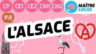 LAlsace cest quoi  Géographie CP CE1 CE2 CM1 CM2  Cycle 2  Cycle 3 [upl. by Gibeon]