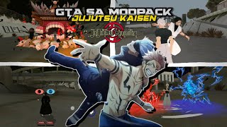 Download  Gta SA Modpack Jujutsu Kaisen ApkData Size 700MB Spesial Mod Gojo Mode Boss 🔥 [upl. by Oika]