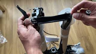 Carrera Crossfire 2 Mens Hybrid Bike  Unboxing amp Setup  RIunboxing [upl. by Franny730]