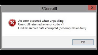 Fix Isdonedll  Unarcdll error code 11 [upl. by Naut]