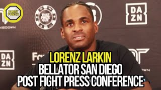 Lorenz Larkin Bellator San Diego PostFight Press Conference [upl. by Thea363]