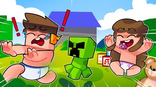 VIRAMOS BEBES NO MINECRAFT [upl. by Akla]