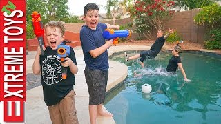 Sneak Attack Squad has Fun Home Alone Nerf Action [upl. by Jueta]