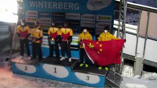 IBSF Europe Cup Bobsleigh 202122 Race 4 2Men and Women´s Monobob  Winterberg [upl. by Nerraw479]