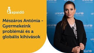 Gyermekeink problémái és a globális kihívások  Mészáros Antónia  UNICEF  Apaidő Podcast 31 adás [upl. by Areyk]