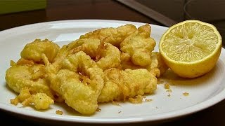 Calamari FrittiFrittierte TintenfischringeCalamariTintenfisch in Bierteig [upl. by Nnylrebma]