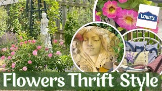 NEW Lowes Plant Arrivals Thrifting for Garden Decor Styling the Garden for Summer 😍🌺🧺 [upl. by Ode]