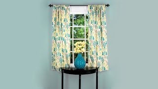 Learn to Sew Simple Curtain Panel [upl. by Sral283]