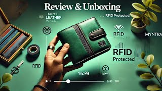 WildHorn Men Green Solid RFID Protected Leather Two Fold Wallet in 399 Unboxing and Review [upl. by Artus]