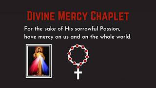 HOUR OF MERCY Divine Mercy chaplet Jesus i trust in you [upl. by Takeo]