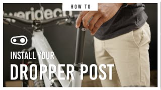 How to Install A Dropper Post 🧐 [upl. by Theresina]