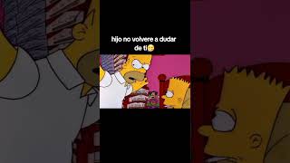 No volveré a dudar  los simpson lossimpson lossimpsonlatino luistoonexpress memes meme humor [upl. by Korman]