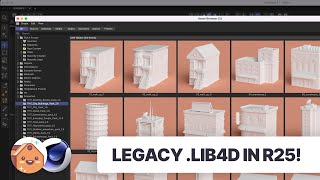 How to install legacy lib4d files in C4D R25 [upl. by Ainaj]