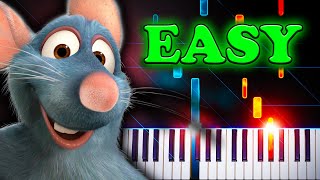 Le Festin from Ratatouille  EASY Piano Tutorial [upl. by Sherrer512]