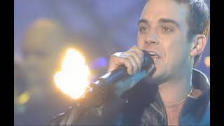 Robbie Williams  Medley with Tom Jones BRIT Awards  Feb 9th 1998 [upl. by Oiramej]