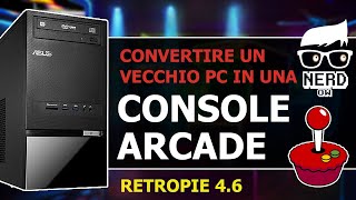 Come convertire un vecchio pc in una CONSOLE ARCADE Guida completa RetroPie [upl. by Annasiul]